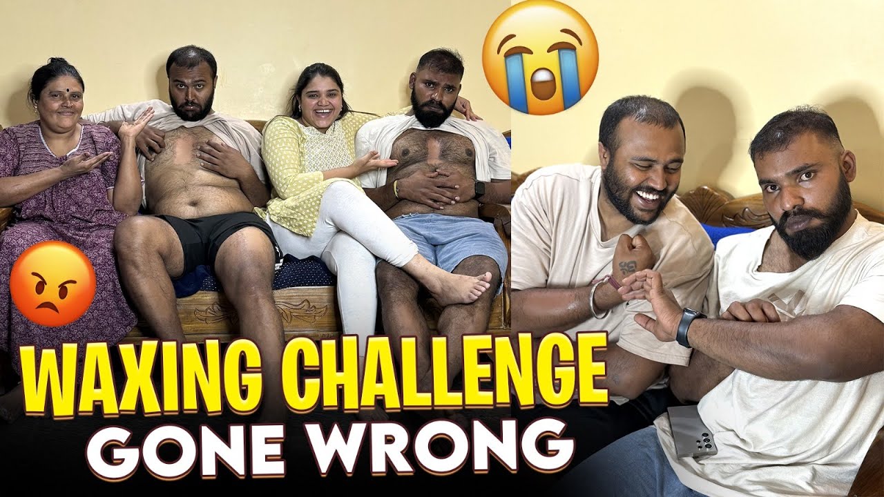 ಚಿನ್ನಿಮಾ ಮತ್ತು ಸಂತುಗೆ Waxing Challenge🤣| Funny Challenge | Divya Vasantha