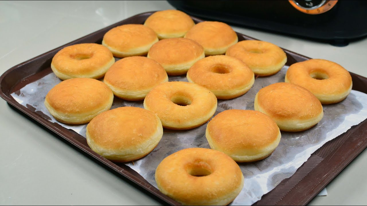 RESEP DONAT TANPA TELUR ANTI GAGAL, WHITE RING TINGGI DAN LEMBUT BANGET