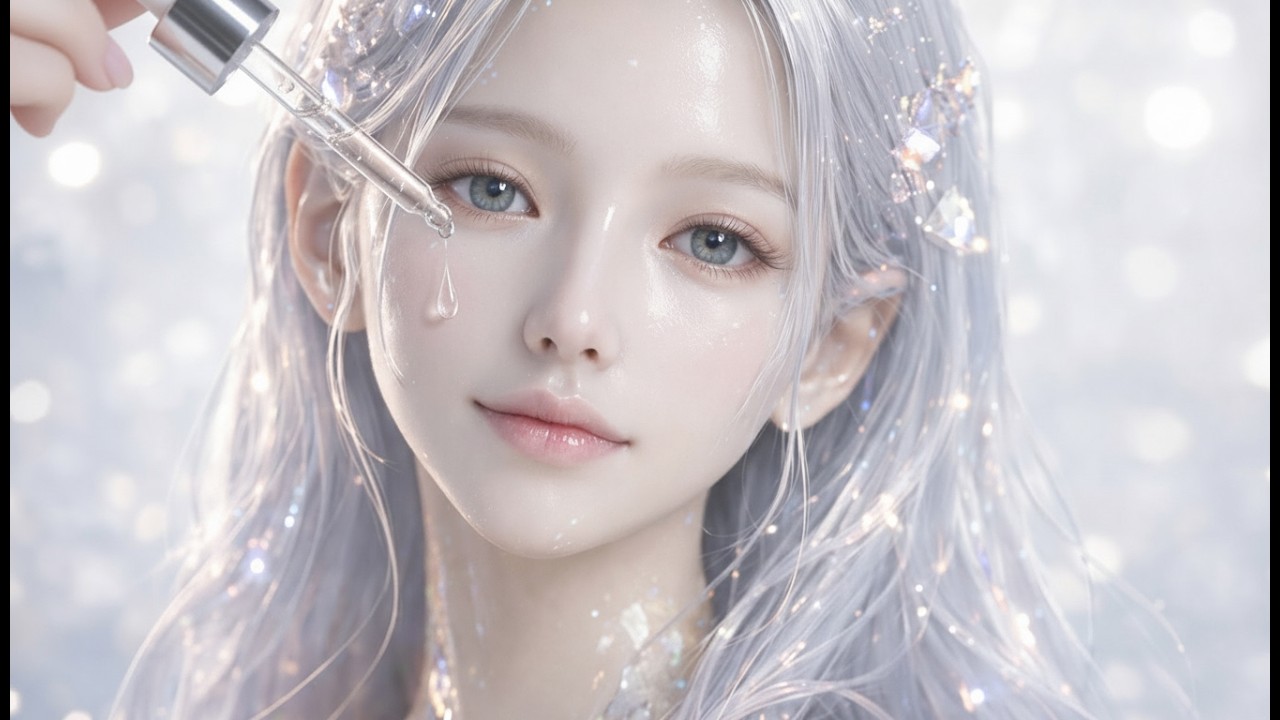 Crystal Glass Spa Makeup AI ASMR | Immersive & Satisfying Beauty💎💄 #aiasmr #asmr