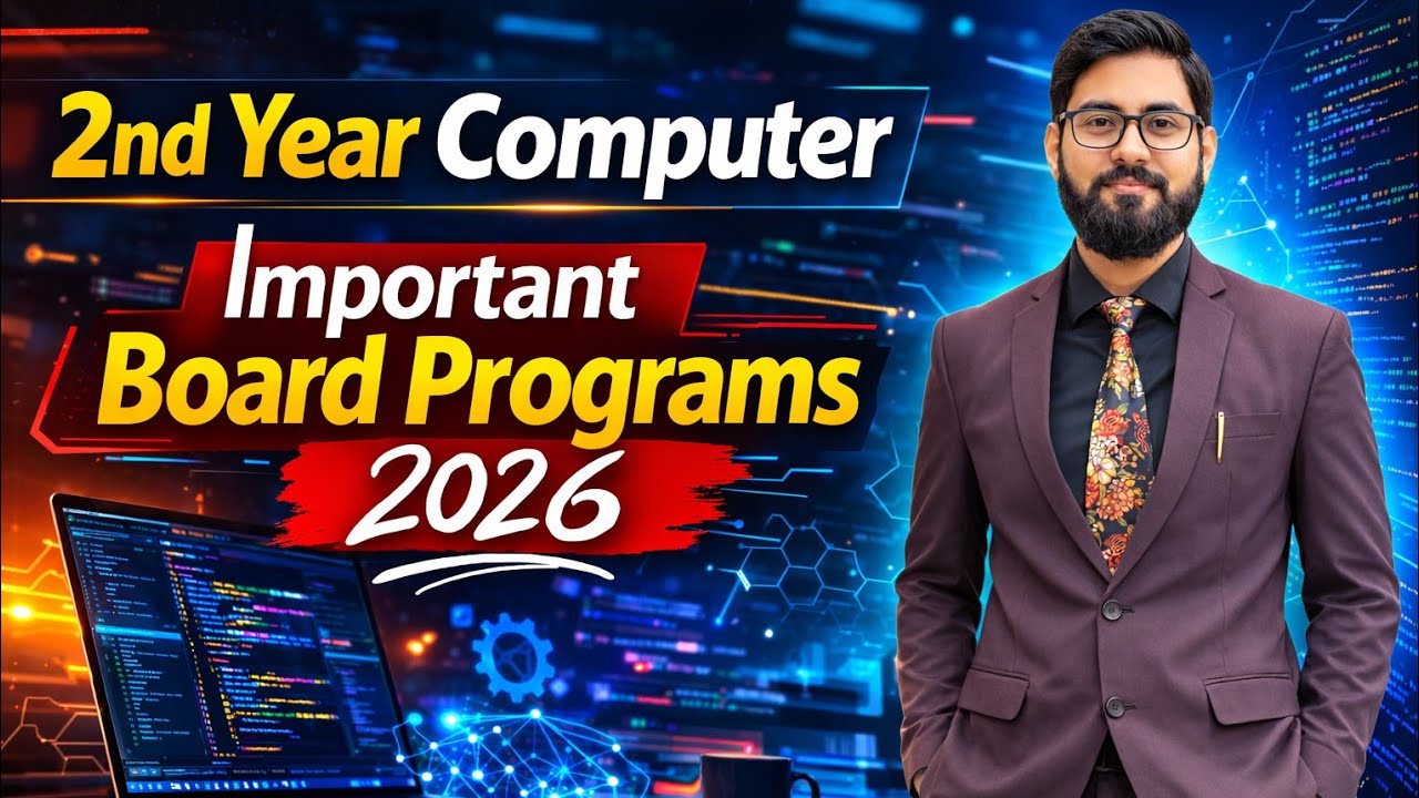 2nd year computer important programs 2026 | programs guess