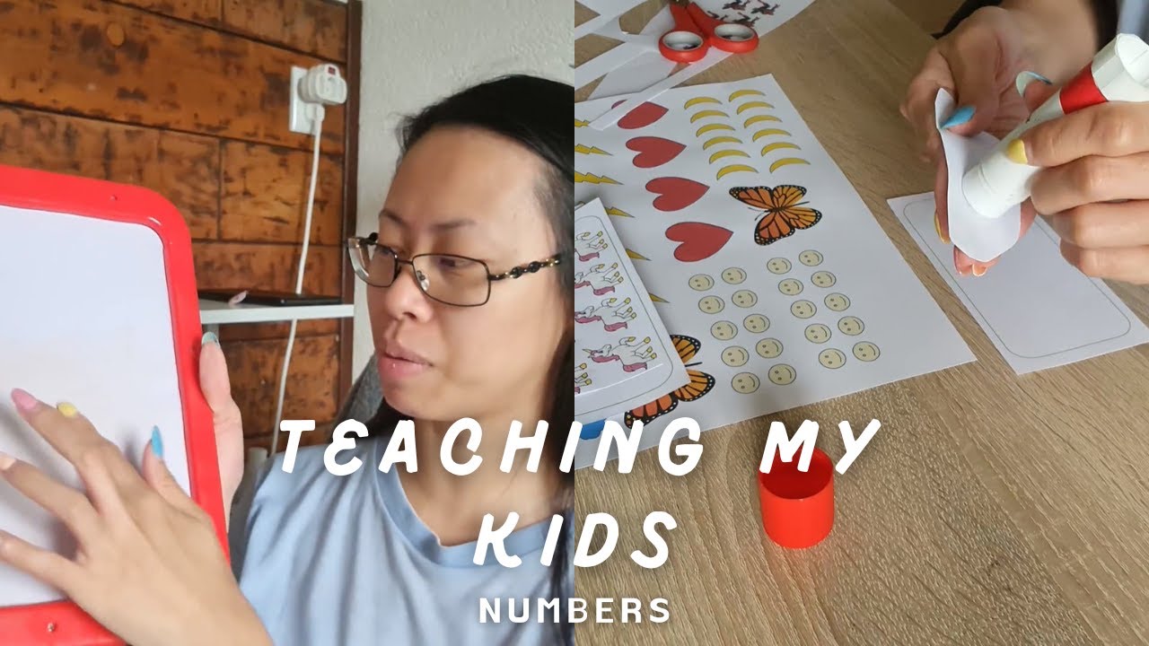 Little craft project | Teaching kids numbers through a game | Pinay in Croatia | Vlog 55