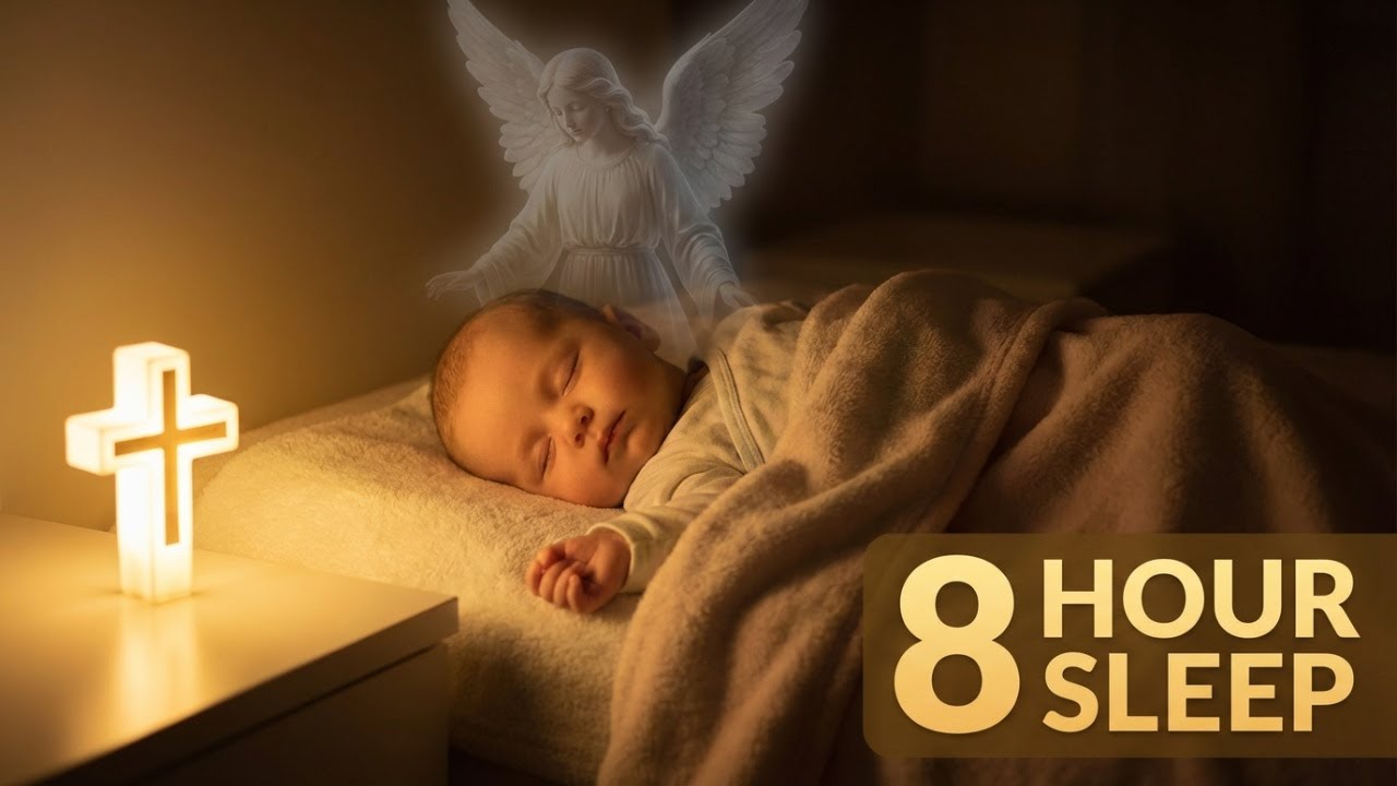 Sleep Instantly with God's Peace ♫ Christian Baby Lullaby | 8 Hours Deep Sleep