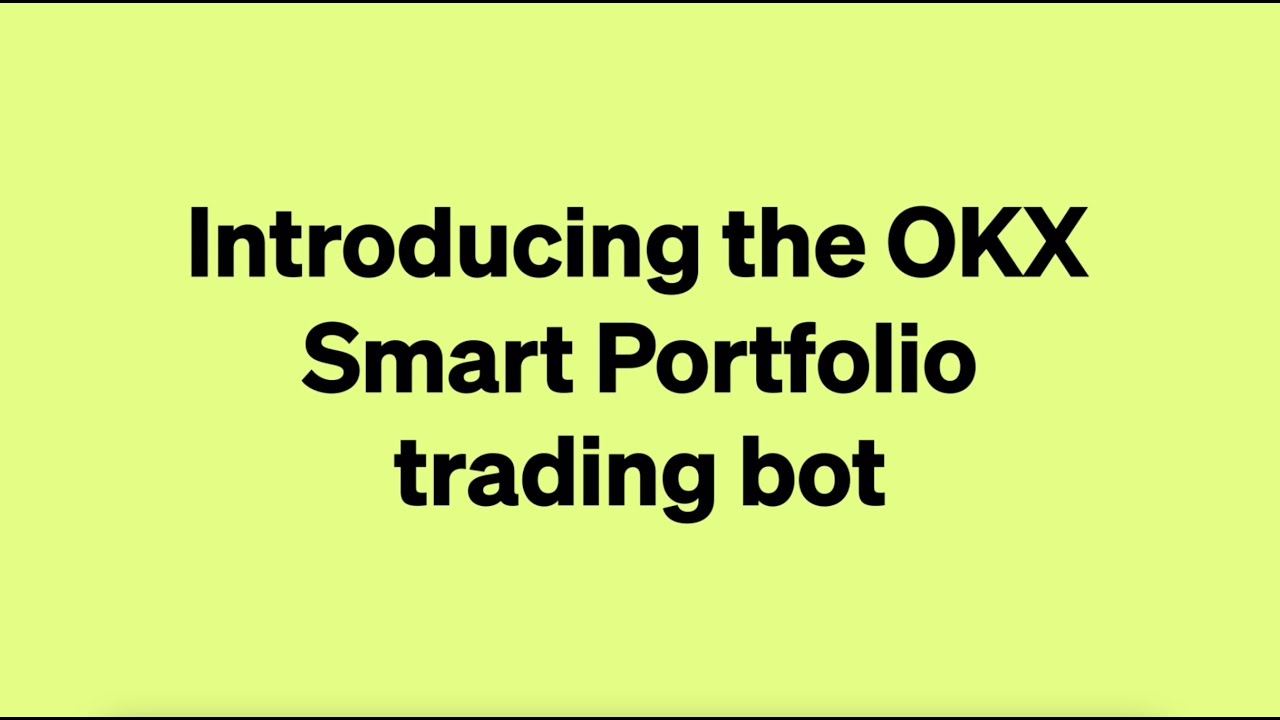 How To Get Started With Smart Portfolio | OKX Crypto Trading Bot