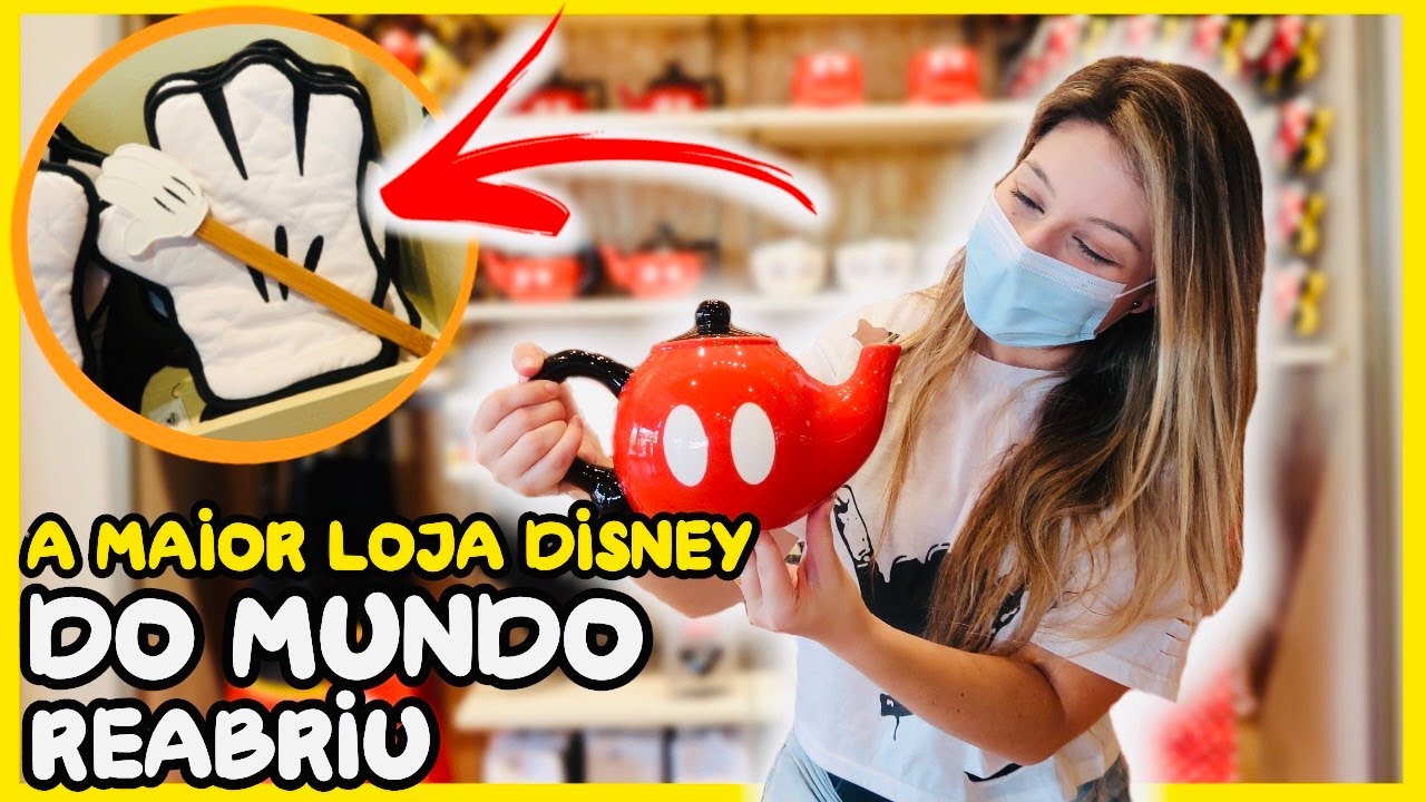 A MAIOR LOJA DISNEY DO MUNDO REABRIU - WORLD OF DISNEY