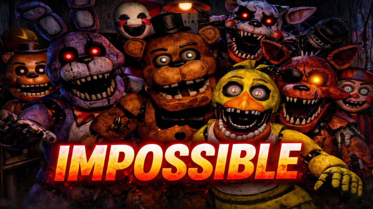 J'AI ENFIN FINI CETTE NUIT IMPOSSIBLE !!! (FNAF 2 Nuit 7 10/20)