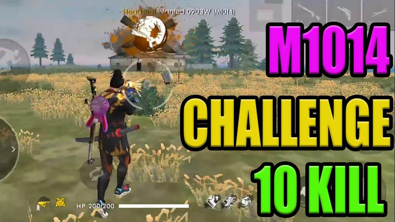 M1014 only Challenge|| Free fire tricks and tips|| Free fire booyah tricks|| Run gaming