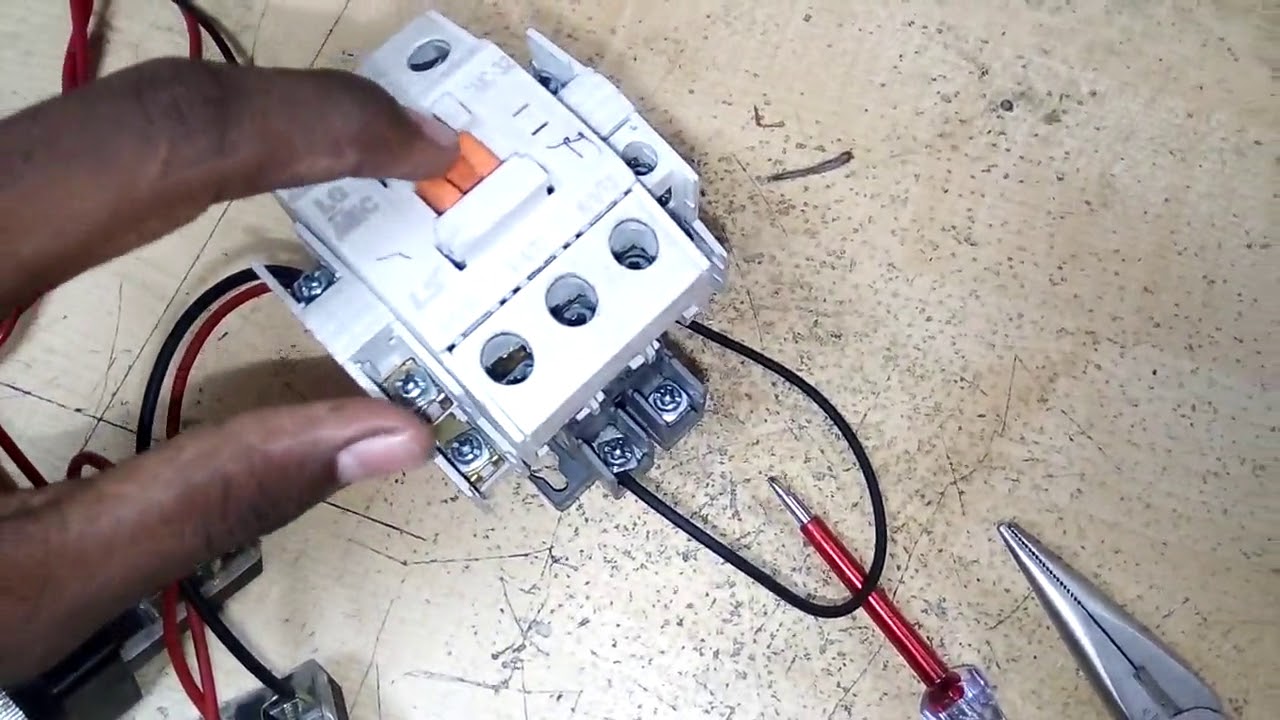 how to make dol starter. ম্যাগনেটিক কন্টাক্টর সংযোগ করা শিখুন| direct on line starter. motor control