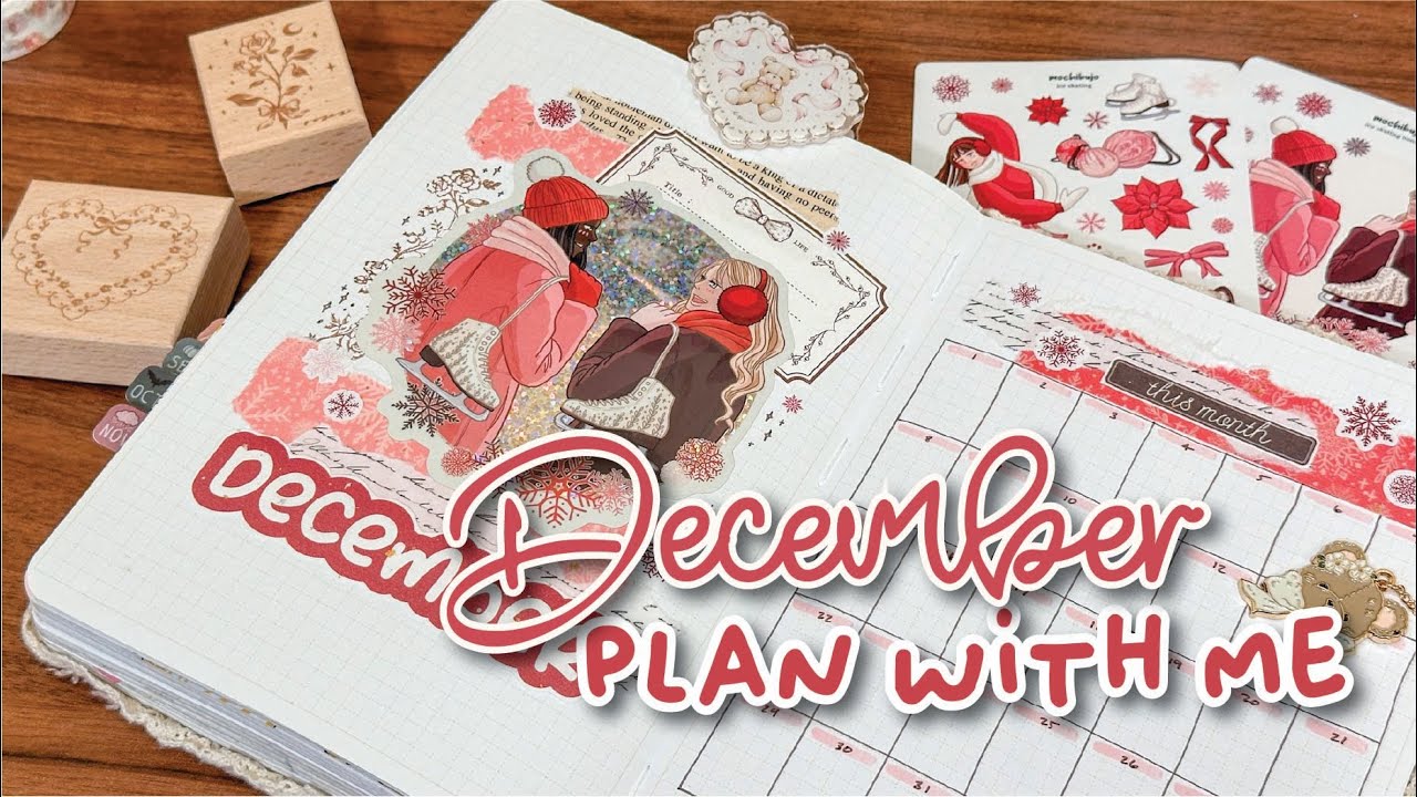 The Last Plan With Me | Ice Skating Bullet Journal Theme | Patreon Giveaway!