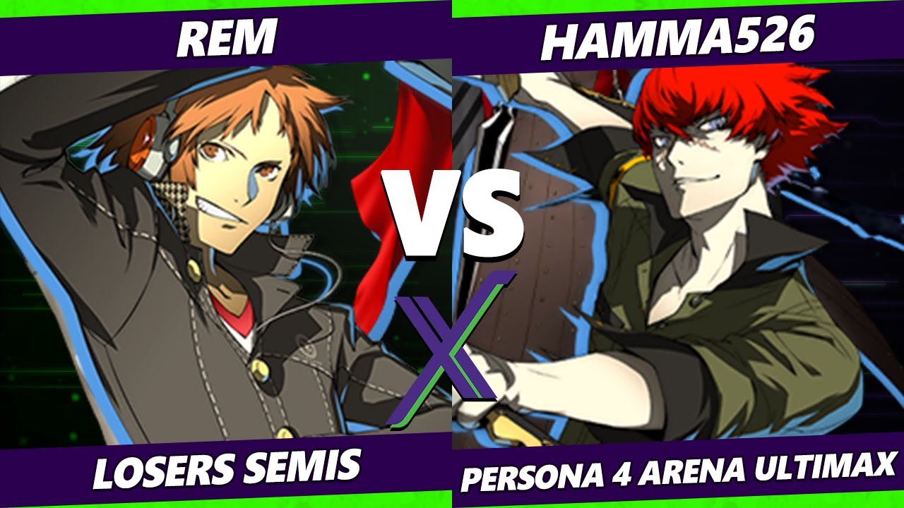 F@X 450 Losers Semis - Rem (Shadow Yosuke) Vs. hamma526 (Minazuki) Persona 4 Arena Ultimax