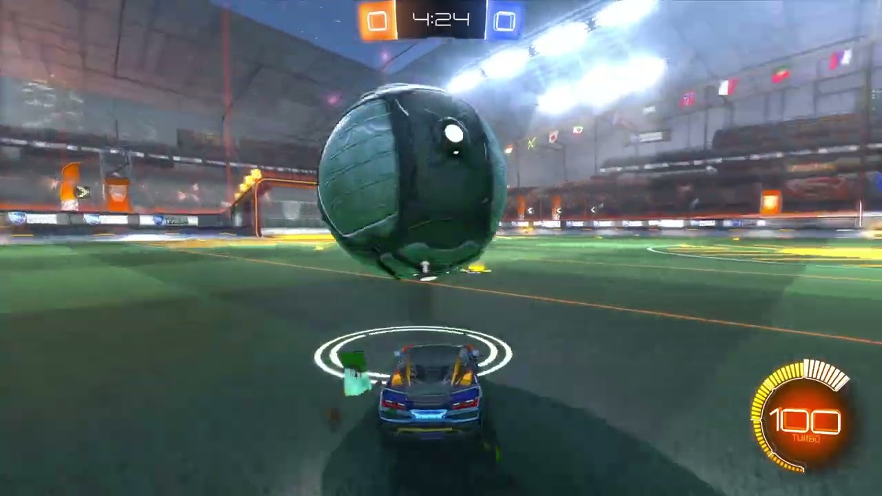 On va aller faire du Rocket League, on voit les fumées.