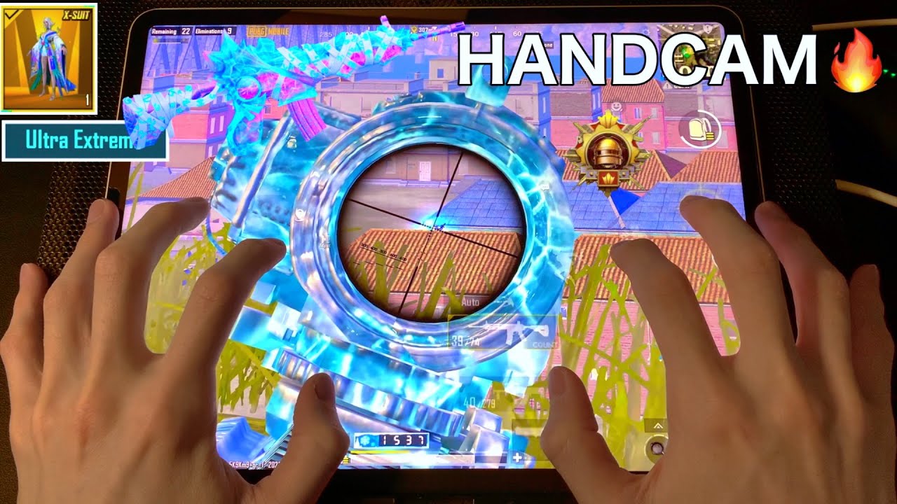 This My Sensitivity🔥 Best 6finger HANDCAM iPad Pro M2 chip‼️ | Solo vs Squad - PUBG MOBILE
