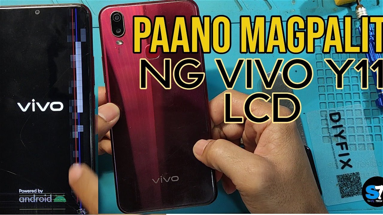 PAANO MAGPALIT NG LCD? | Vivo Y11 Lcd Replacement Process