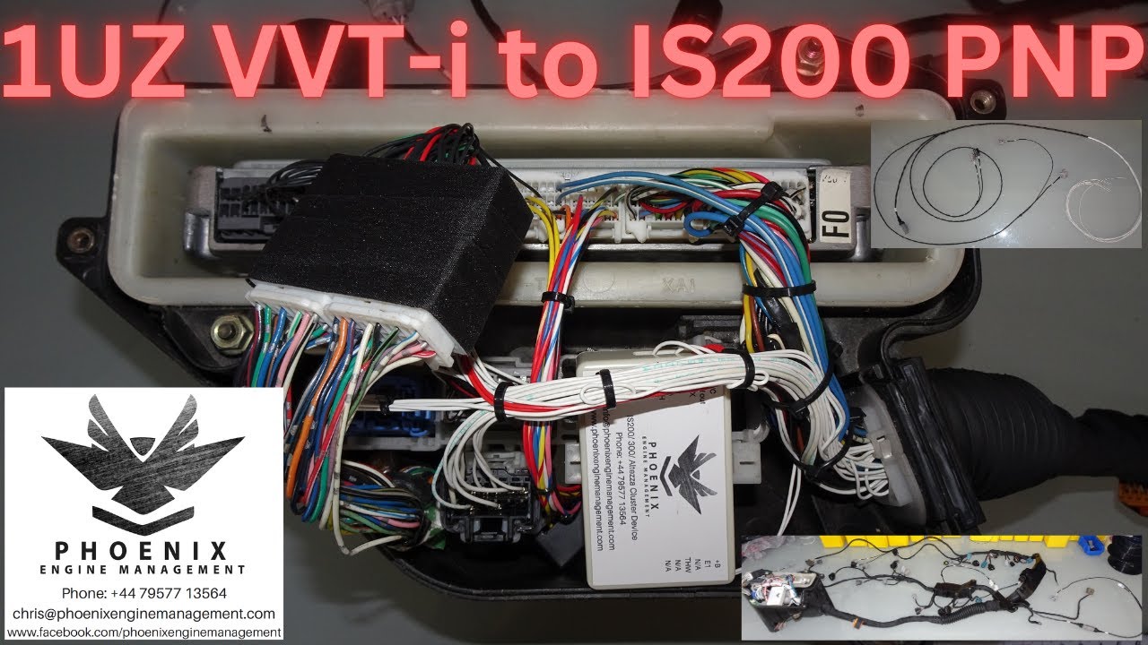 Emanuel LS400 1998-2000 to IS200 Plug and Play Manual Adapted Engine Harness