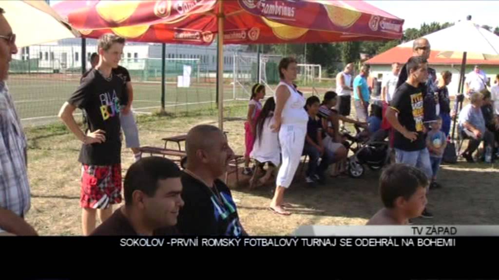 Sokolov: První Romský fotbalový turnaj se odehrál na Bohemii (TV Západ)