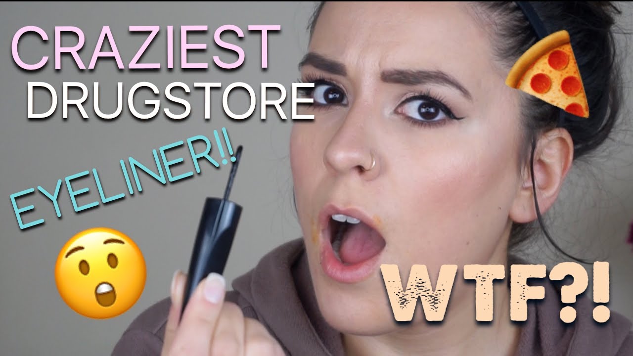 CRAZIEST DRUGSTORE EYELINER?! | REVLON COLORSTAY EXACTIFY