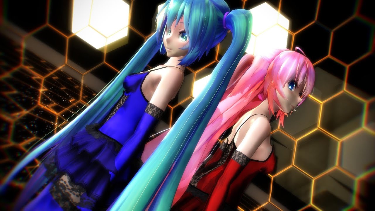 【MMD】 GLIDE 【TDA Miku + TDA Luka】 HD 720p