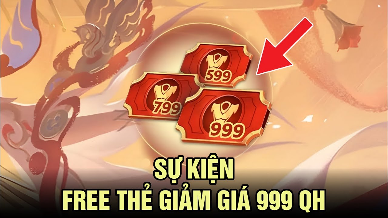 SỰ KIỆN FREE THẺ GIẢM GIÁ 999 QUÂN HUY TOÀN SERVER MỪNG NĂM MỚI