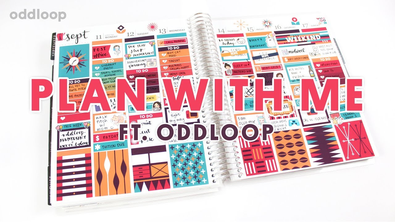 Plan With Me // Ricky's Birthday Week!! ft. oddloop 