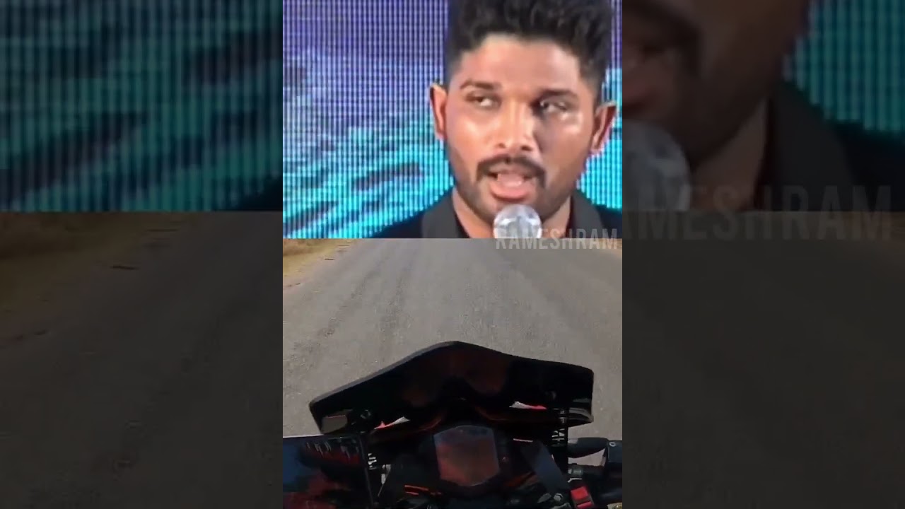 Allu Arjun Emotional Speech | @Harsharealestat #short #shortsfeed #alluarjun