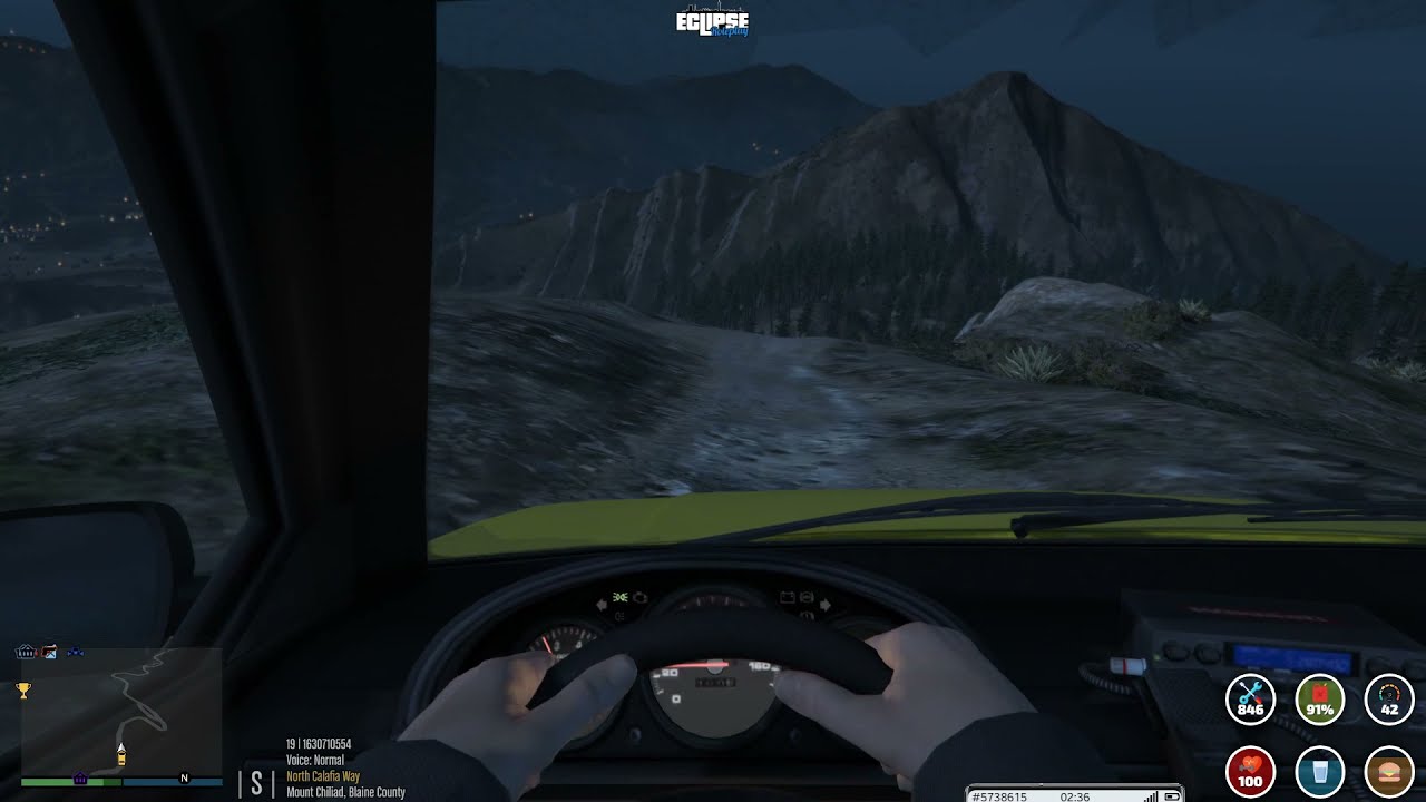 POV Offroad Taxi Driving - Eclipse RP - GTA 5