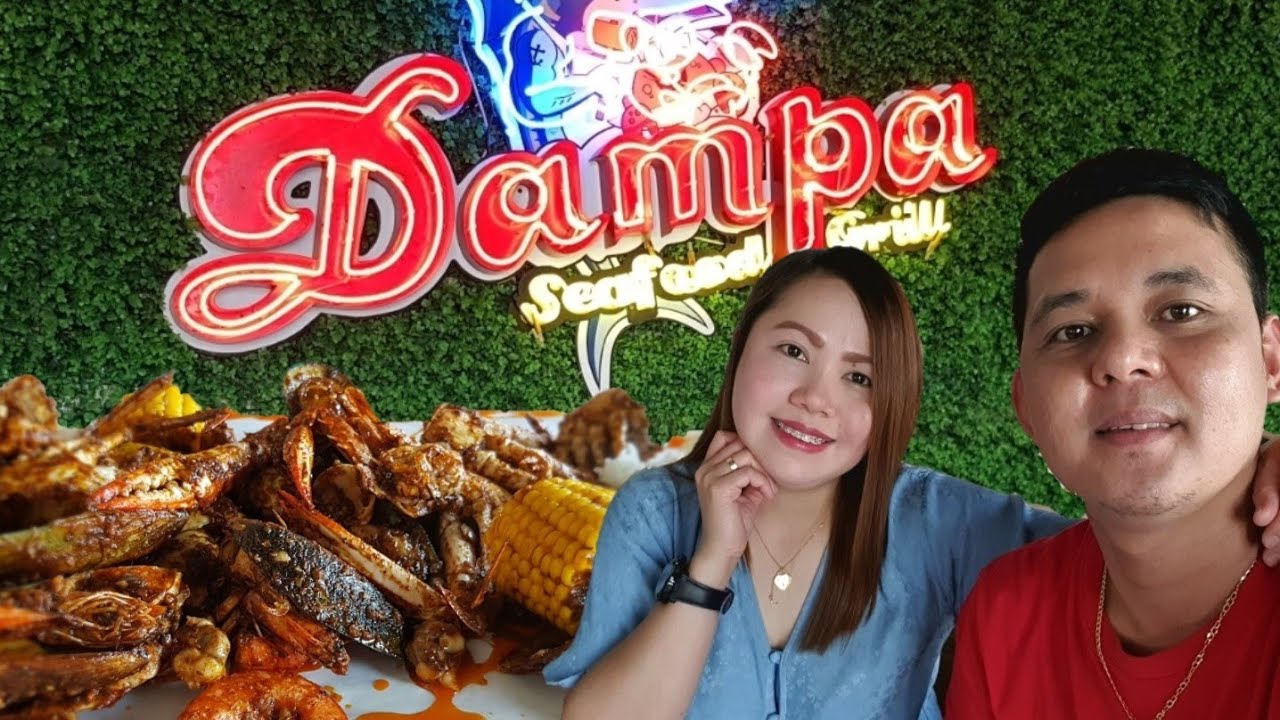 SEAFOOD MUKBANG AT DAMPA SEAFOOD GRILL ABU DHABI❤(2020) | Vlog#93 | debbievlogs