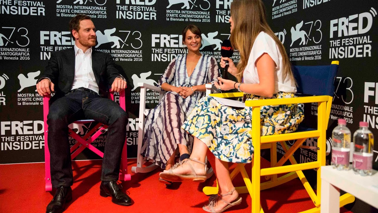 Derek Ciafrance, Michael Fassbender and Alicia Vikander - The Light Between Oceans