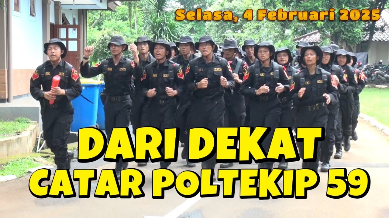 DARI DEKAT CATAR POLTEKIP 59 SELASA 4 FEBRUARI 2025