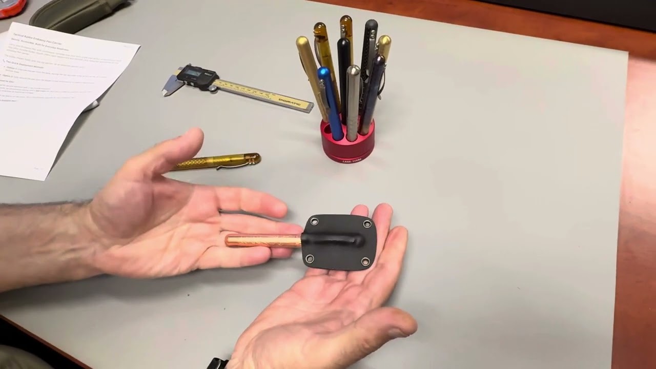Tactical Kydex Embassy Pen Carrier