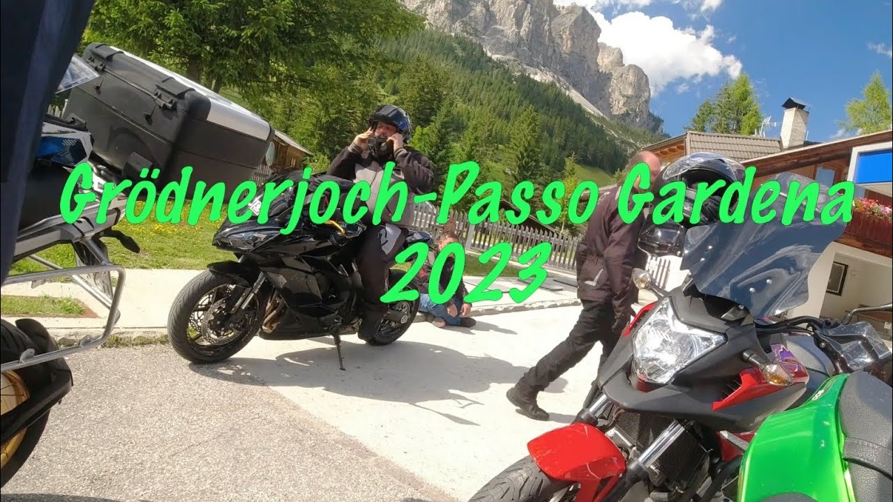Südtirol 2023 I Grödnerjoch   Passo Gardena I MOTOVLOG