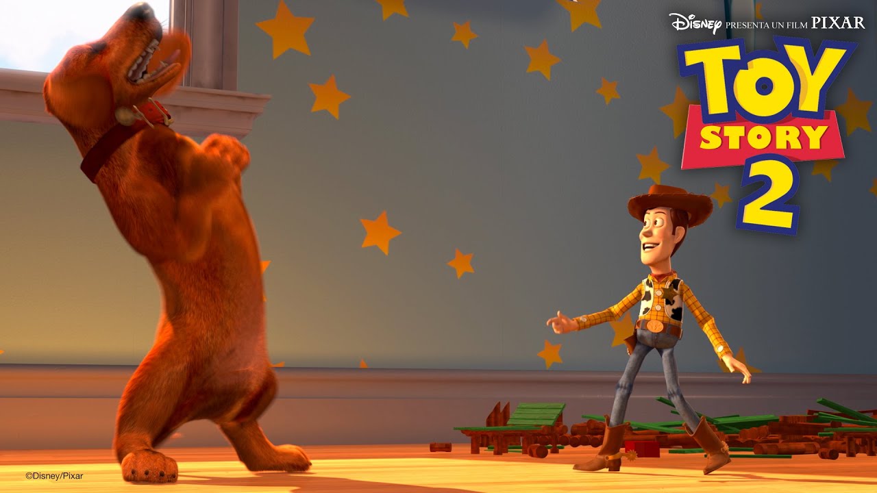 Woody e Buster giocano a nascondino | Toy Story 2