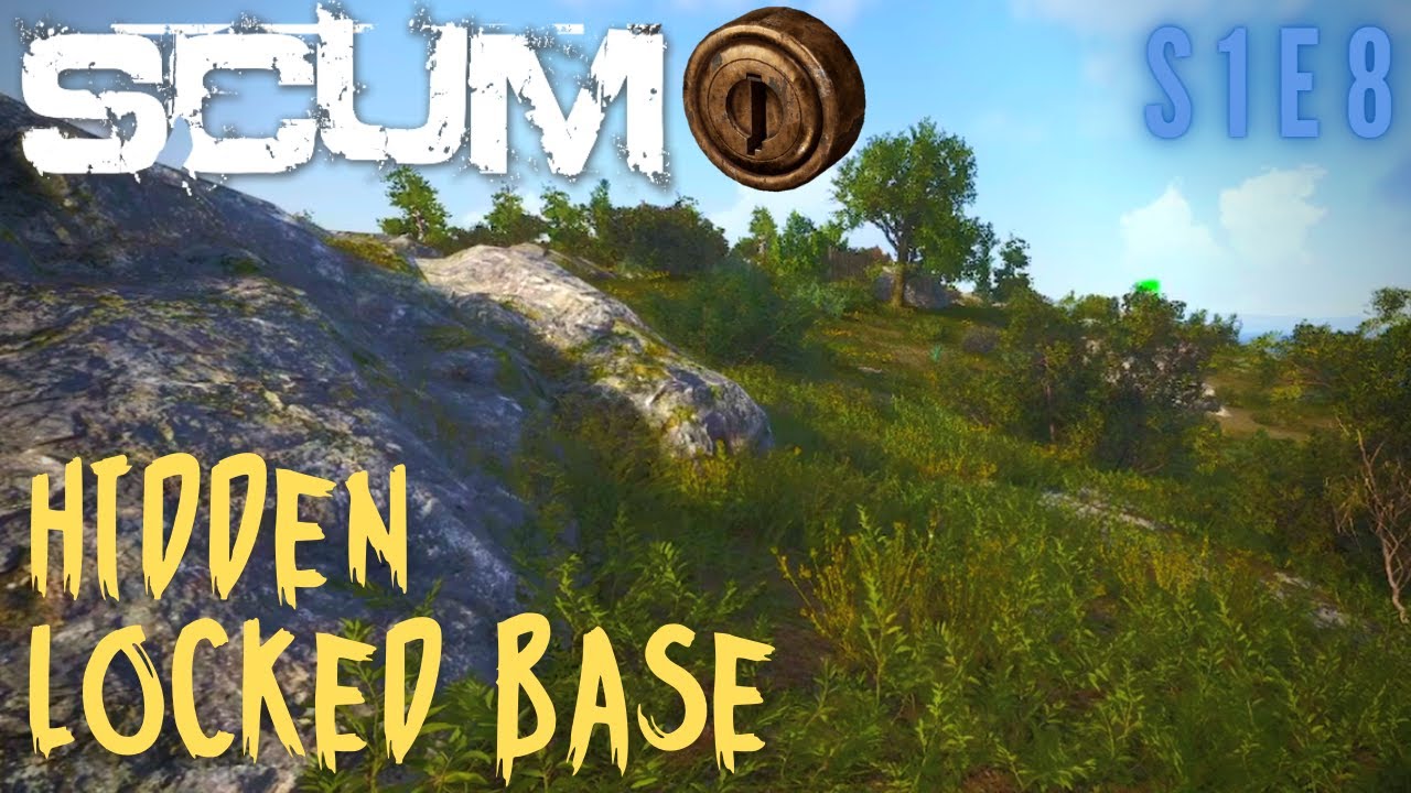 SCUM Gameplay - Enforced lock for my little hidden base.