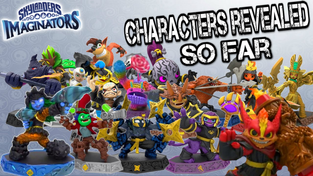 Skylanders Imaginators - ALL SENSEI & VILLAIN CHARACTERS REVEALED SO FAR AS OF 8/21/16 !!!!