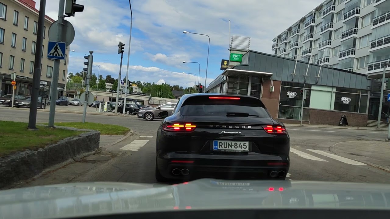 Driviving from the east side to the Savonlinna city center,Eastern Finland 30.5.23