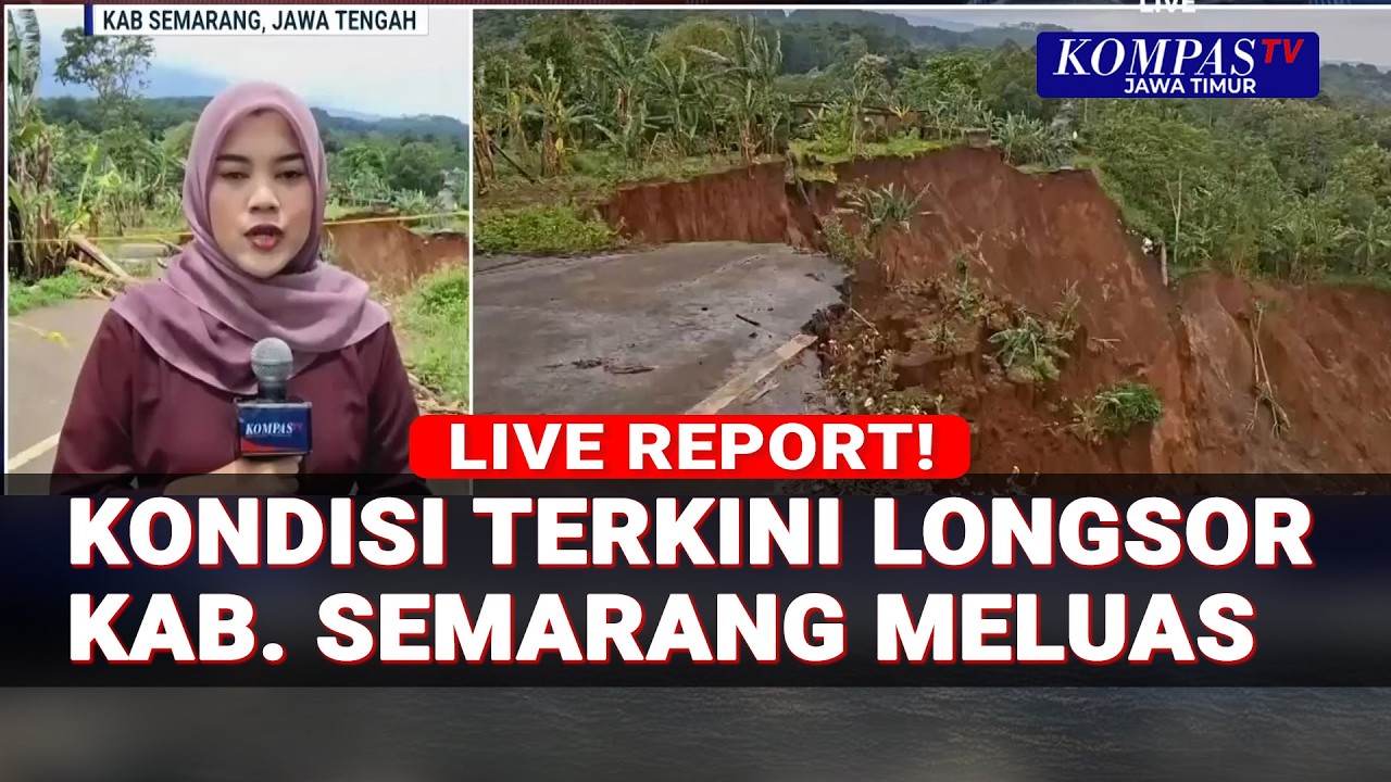 Kondisi Terkini Longsor Kabupaten Semarang Semakin Luas, Risiko Permukiman Terancam Parah!