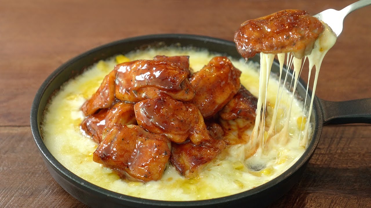 Курица с сыром и кукурузой барбекю по-корейски :: Приправленная курица по-корейски гриль
