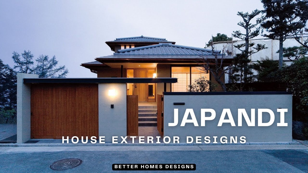 BEAUTIFUL! JAPANDI HOUSE EXTERIOR DESIGN IDEAS | HOW TO DESIGN MINIMALIST JAPANDI STYLE HOME FACADE