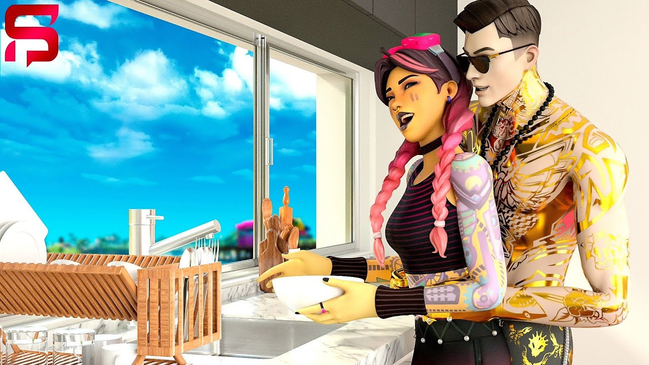 MIDSUMMER MIDAS and BEACH JULES MOVE IN TOGETHER... ( Fortnite  )
