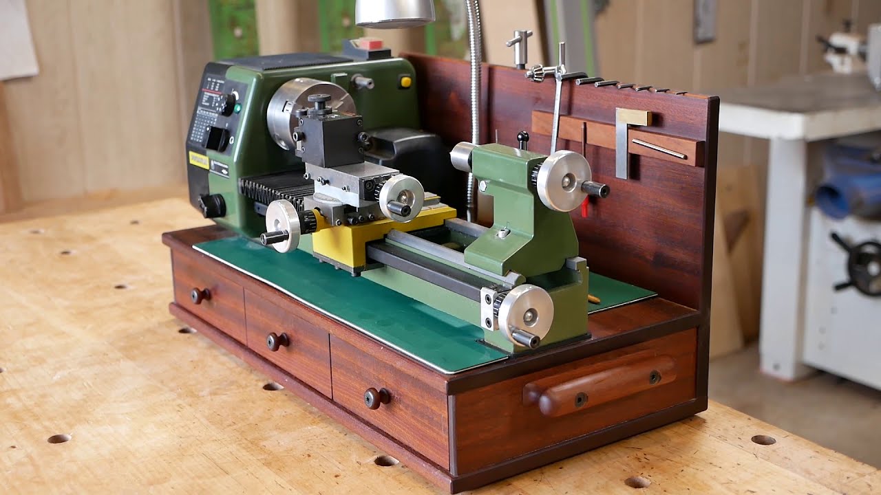 Proxxon PD250. Токарный станок. Организация рабочего места  / Mini Metal Lathe