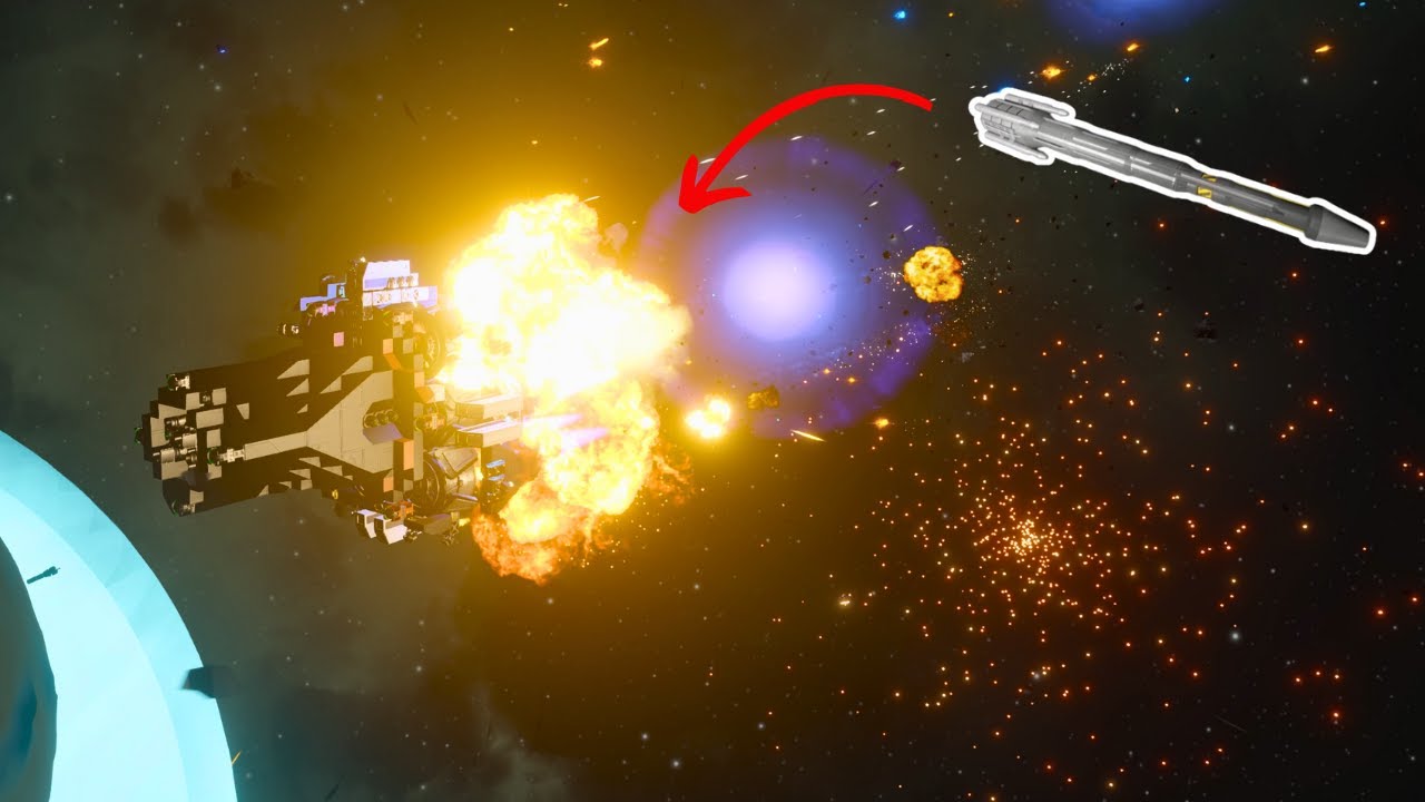 Space Engineers PvP - Torpedo Ship - Ariel #4