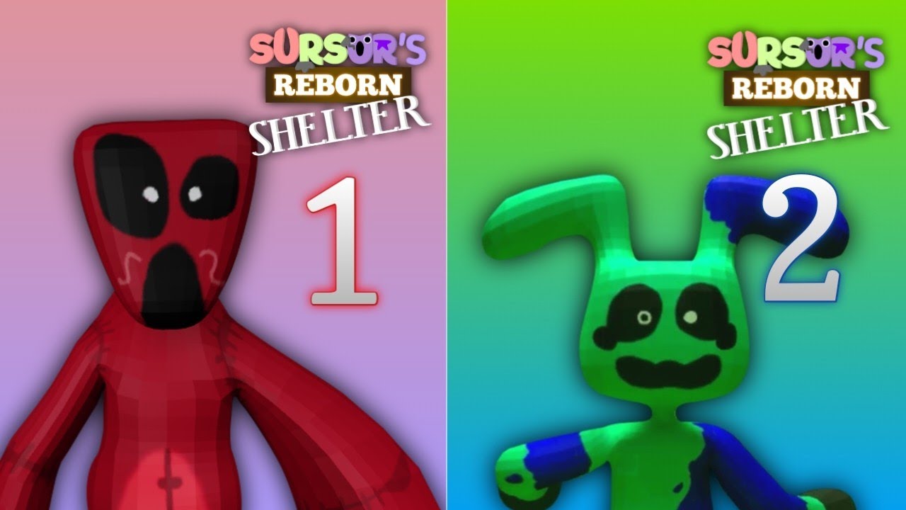 SURSUR'S REBORN SHELTER ALL CHAPTERS (1,2) FULL GAMEPLAY + ALL JUMPSCARES!