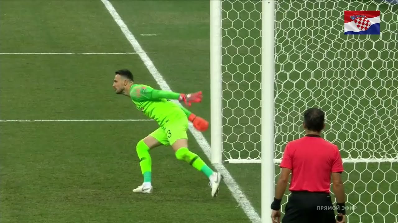 World Cup 2018  Croatia Denmark  Penalty  Danijel SUBASIC vs Kasper SCHMEICHEL