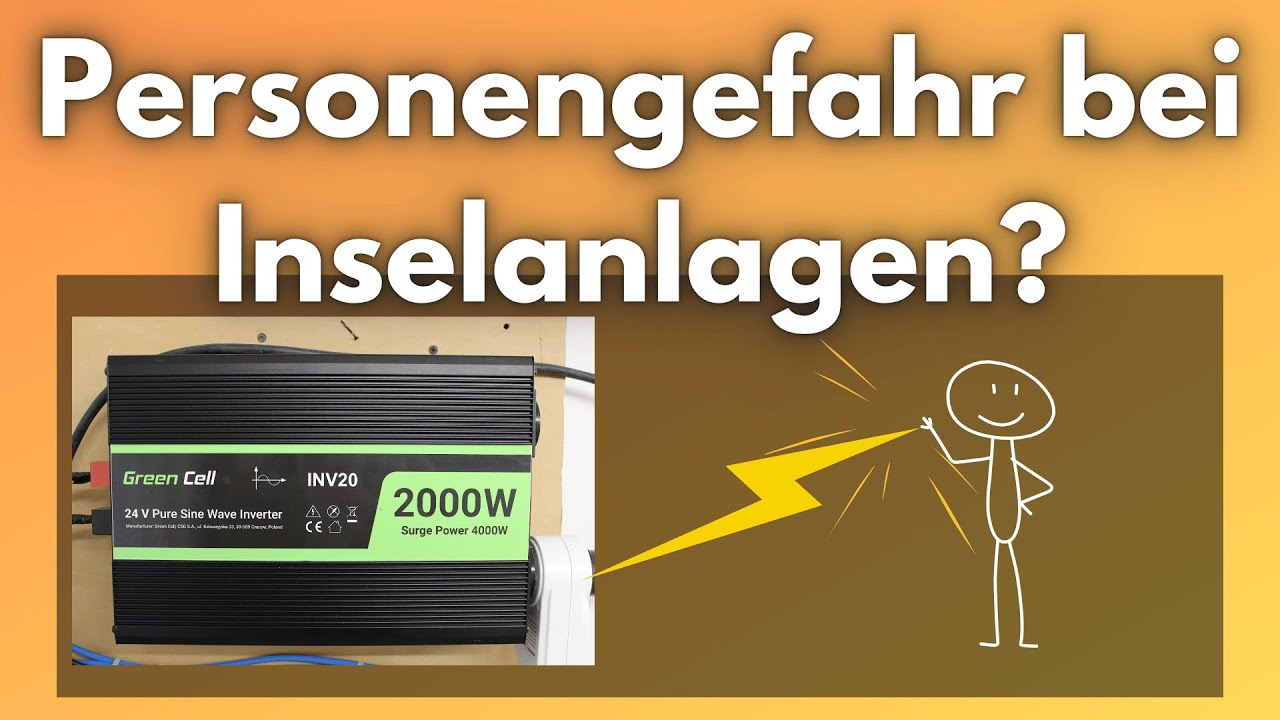 Personengefahr bei Inselanlagen: Welche Fehler müssen passieren?