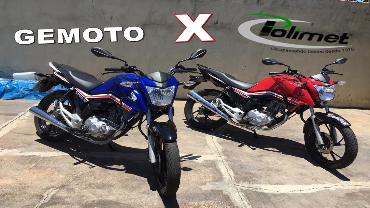 POLIMET OU GEMOTO? COMPARA&Ccedil;&Atilde;O NA TITAN 160