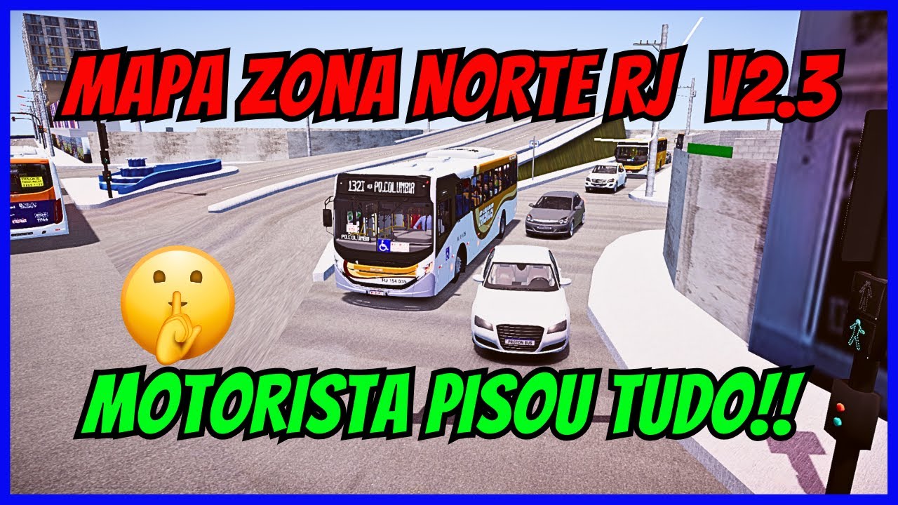 🔴Gameplay Mapa Zona Norte RJ V2.3 Linha 132 Caxias Proton Bus Simulator | PBSU | Simulador