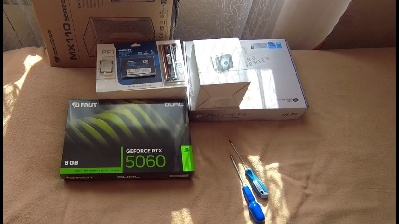 Крым. ЮБК. Гаспра. Сборка ПК на Intel и RTX 5060. 05.10.25 #андрейкрымский #юбк #сборкапк #rtx5060
