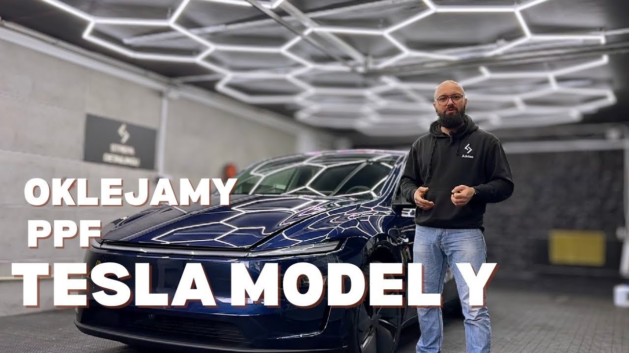 Tesla Model Y Juniper zabezpieczona folią PPF