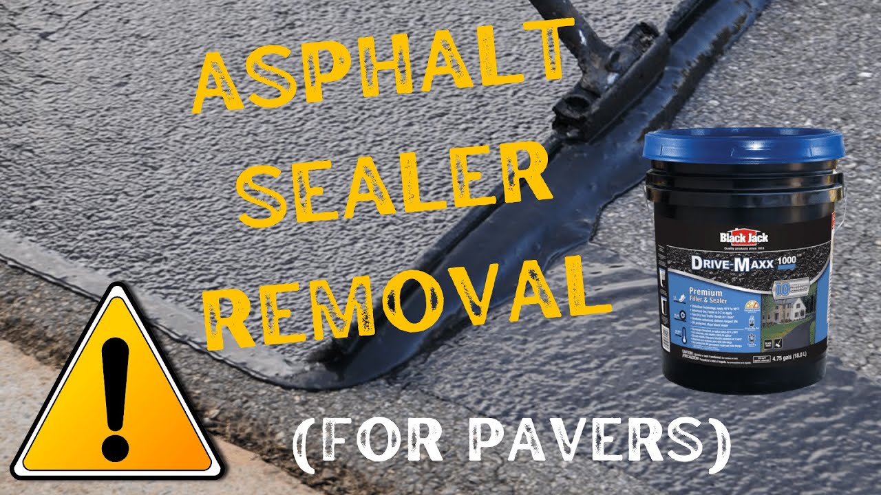 Removing Asphalt Sealer From Concrete Pavers