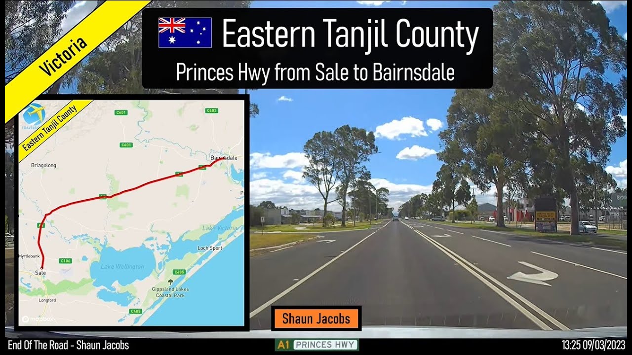 ♪ Sale to Bairnsdale, Gippsland, Victoria, Australia