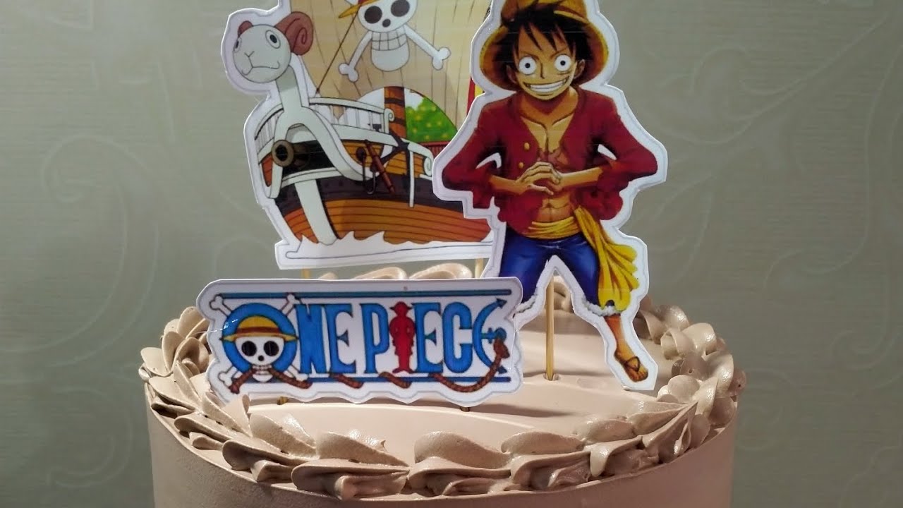 One piece luffy cake design