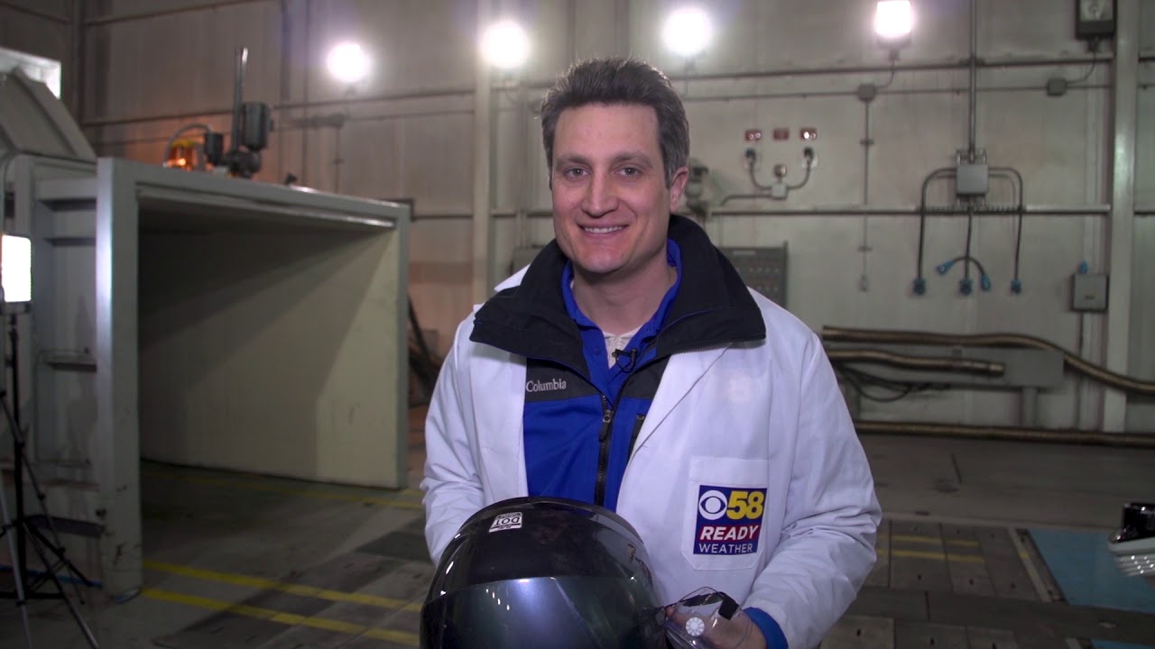 Tornado Wind Speed Test with CBS58, Drew Burgoyne, and AcuRite Atlas.